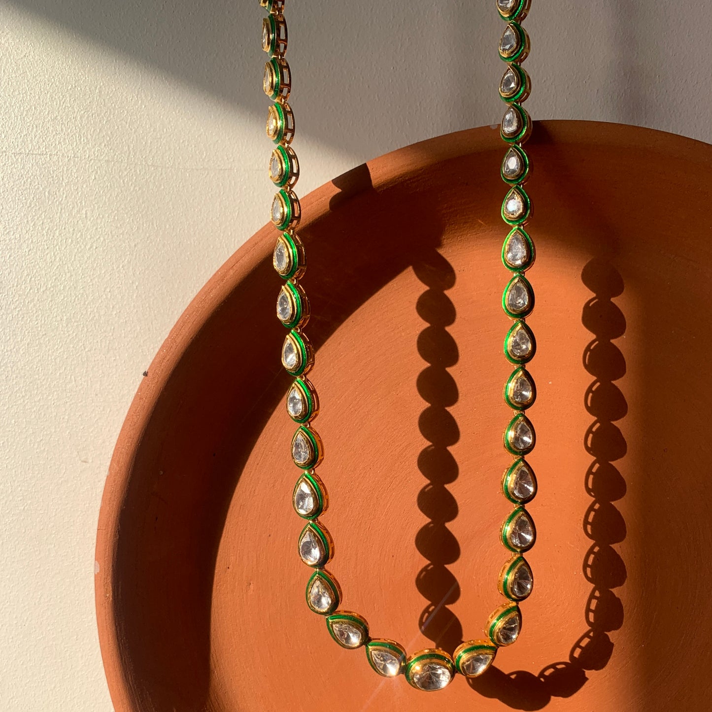 Roza Meenakari Necklace Set