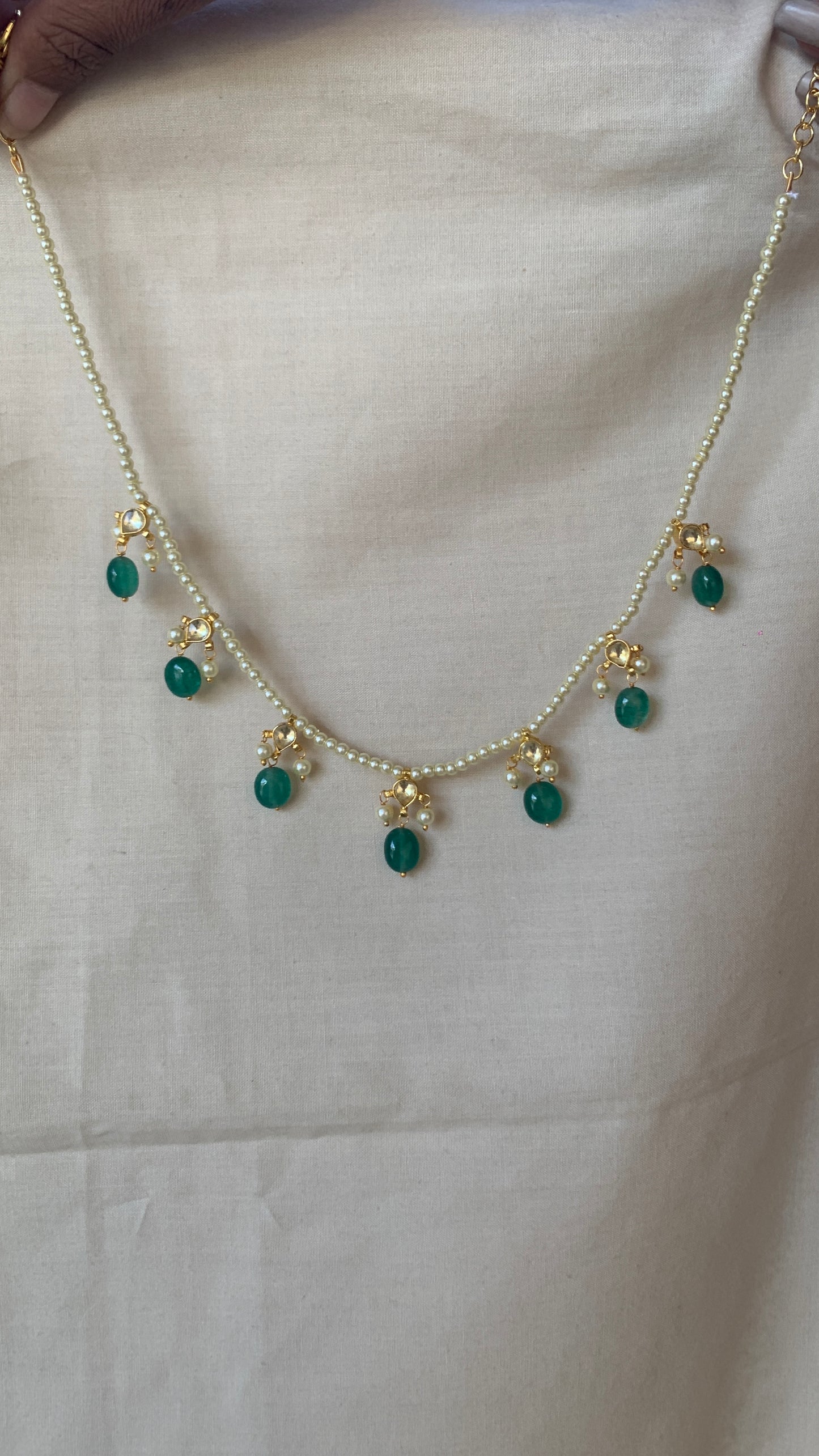 Delicate Kundan Necklace