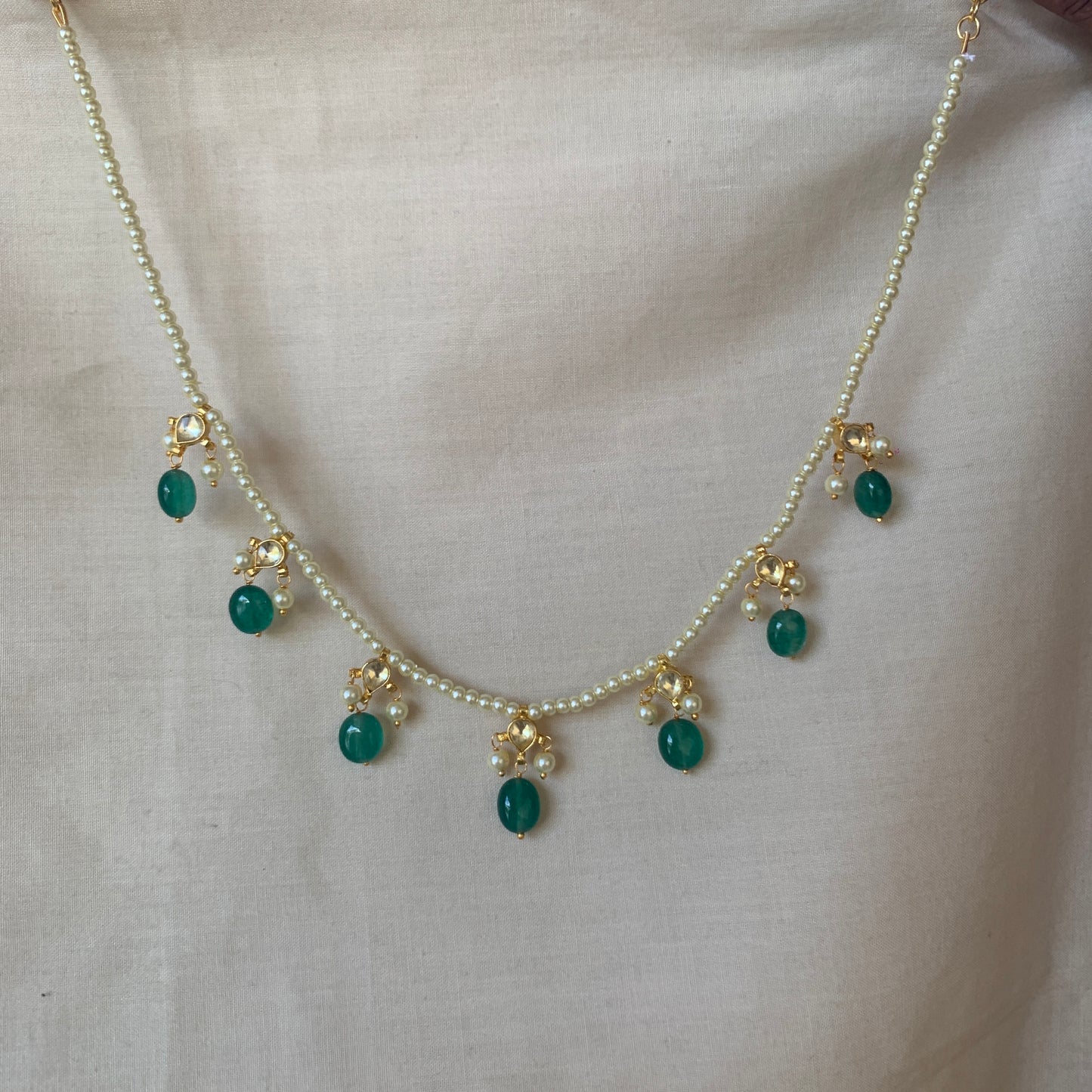 Delicate Kundan Necklace
