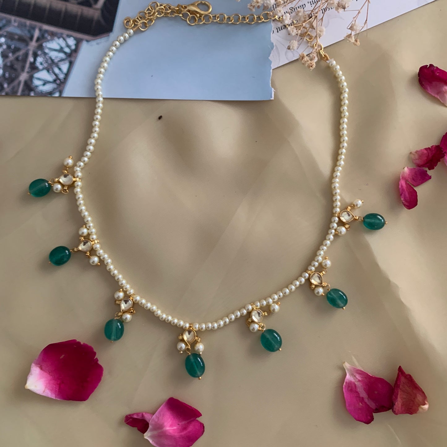 Delicate Kundan Necklace