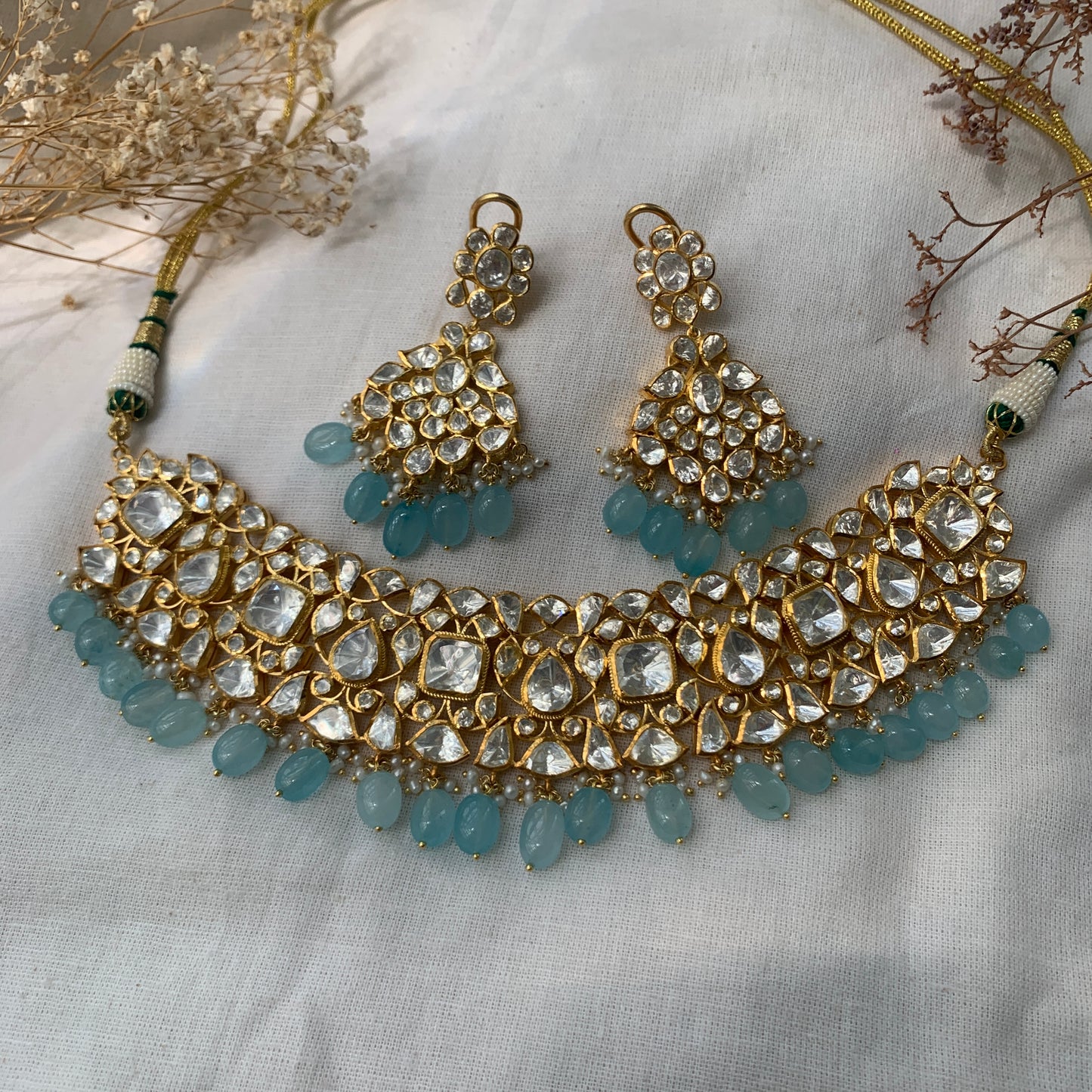 Polki Necklace Set