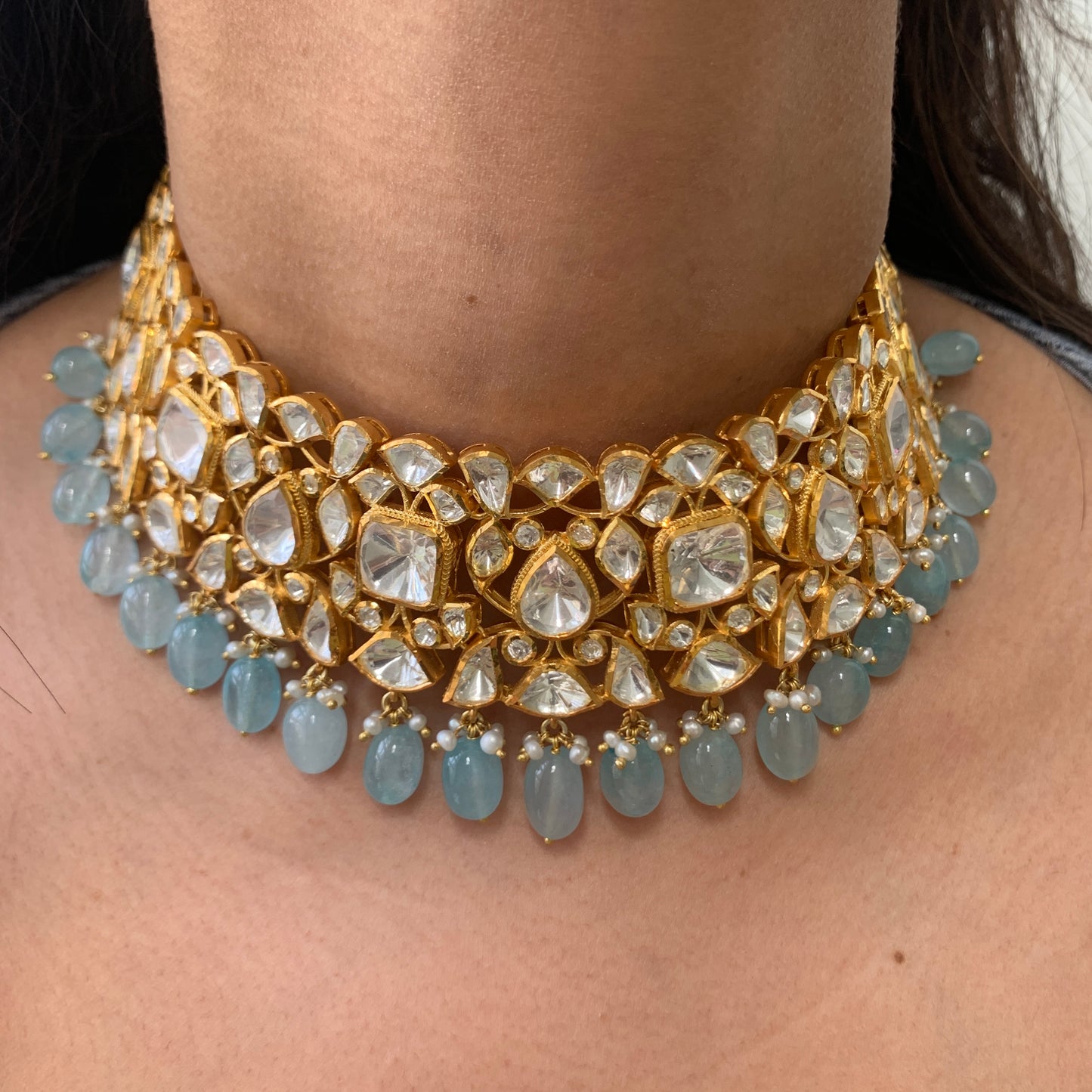 Polki Necklace Set