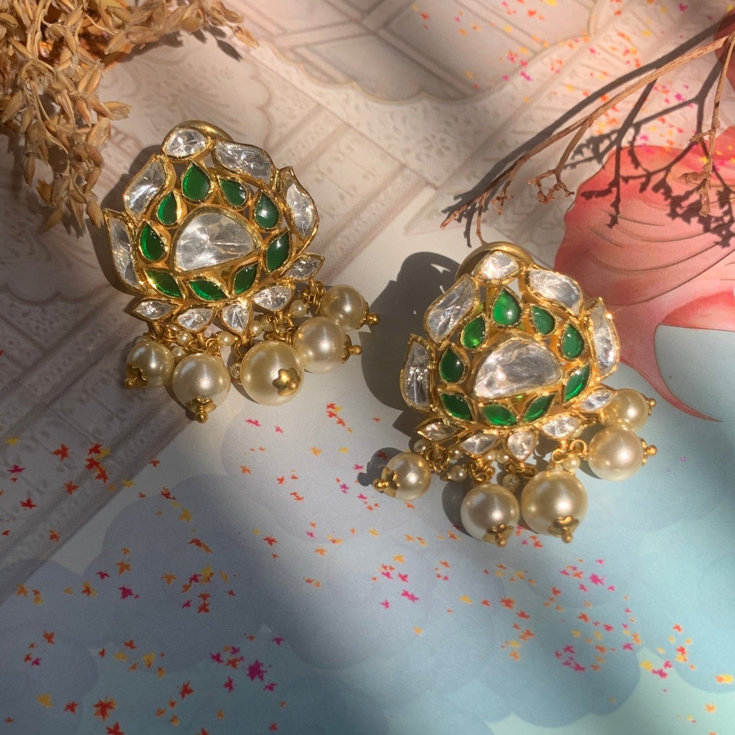 Batool Polki Earrings
