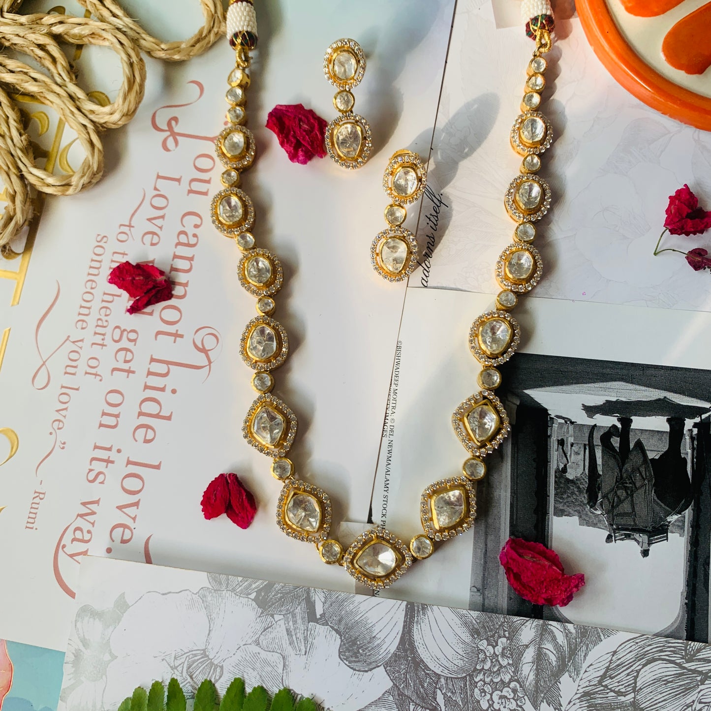 Classic Polki Necklace Set
