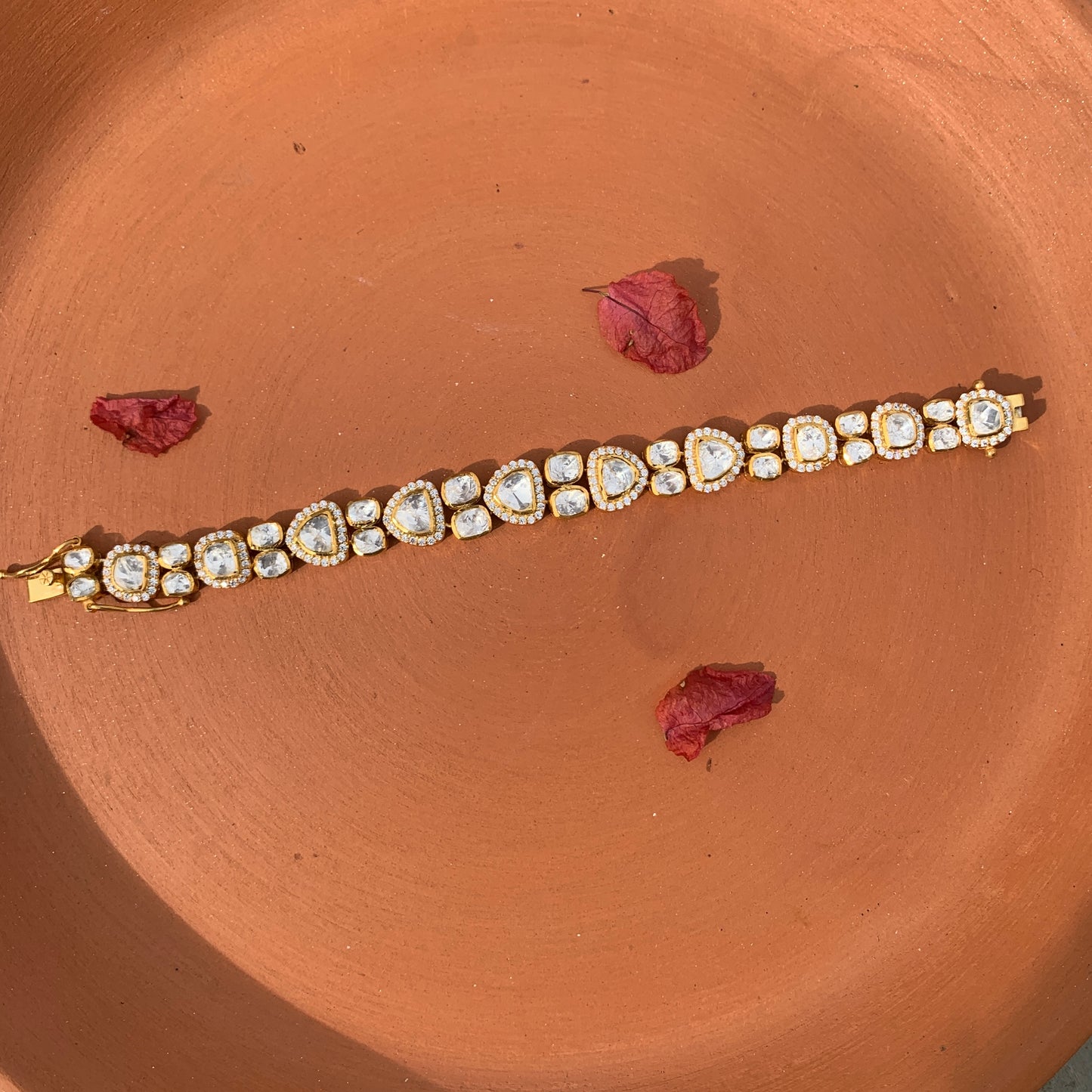 Polki Tennis Bracelet