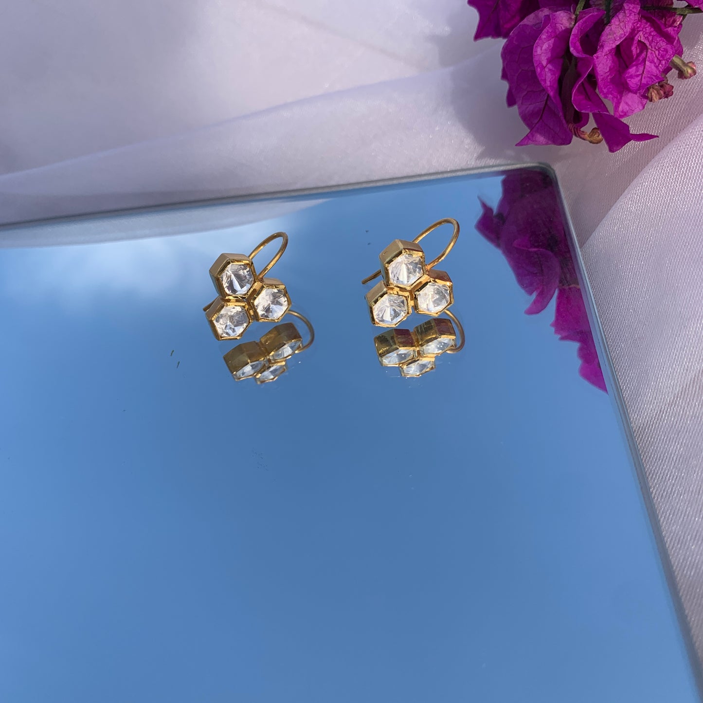 Geometric Polki Balis