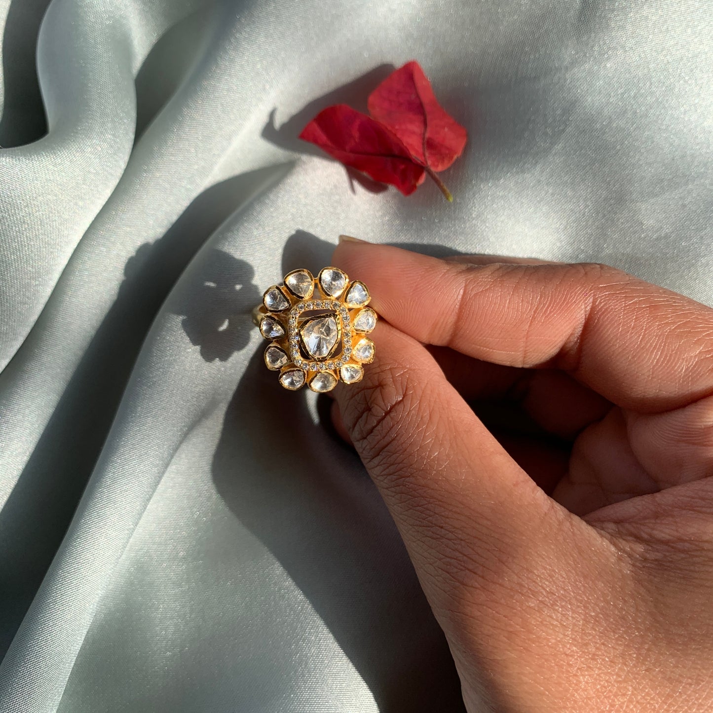 Royal Polki Ring