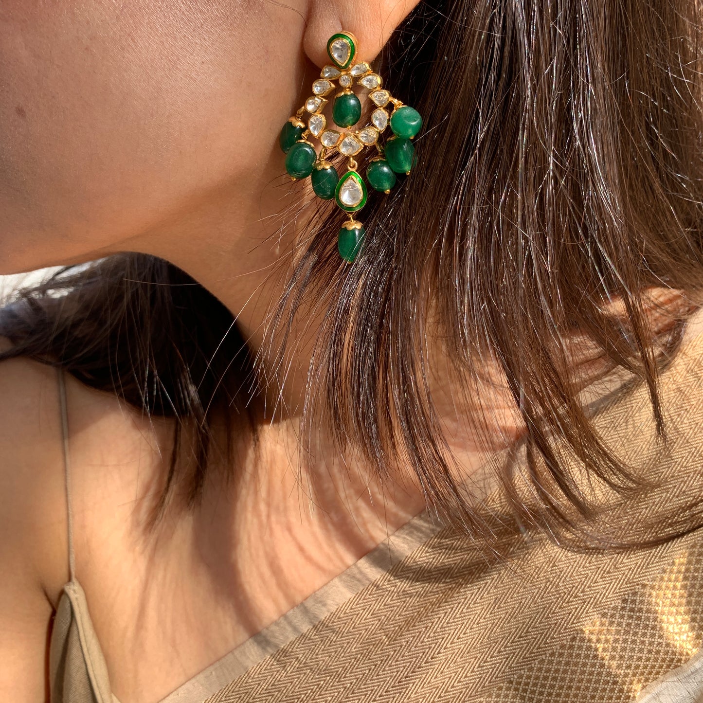 Rashna Polki Earrings