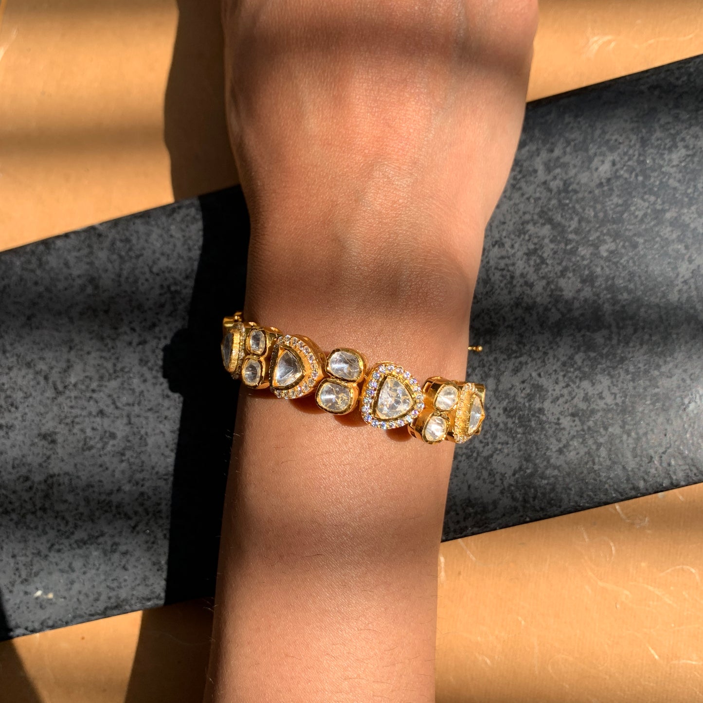 Polki Tennis Bracelet