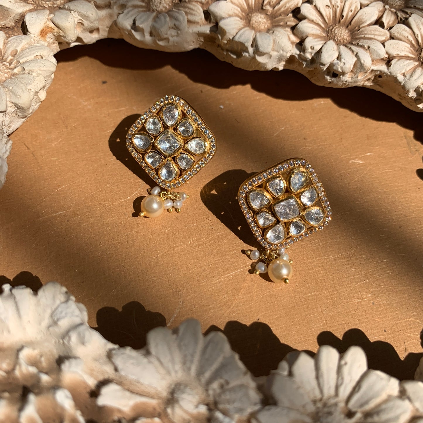 Polki Earrings