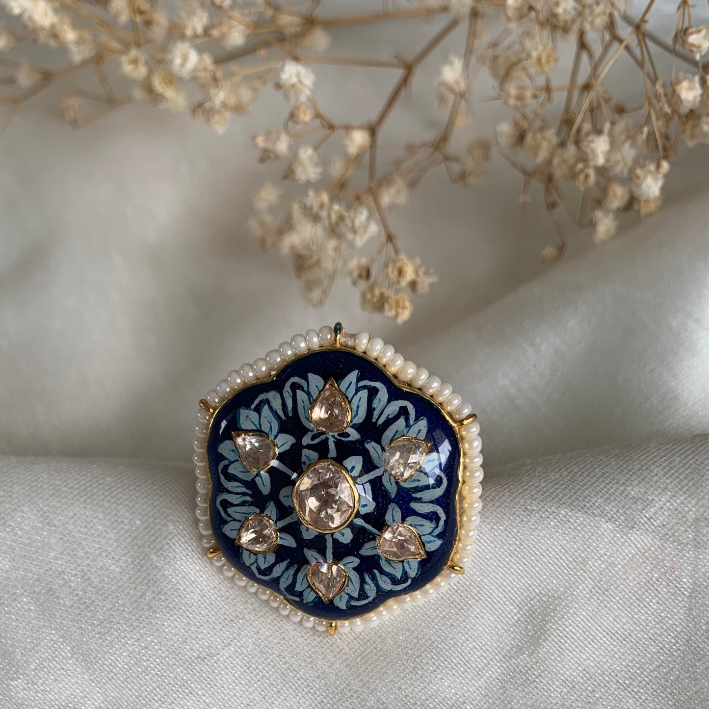 Firoza Polki Ring