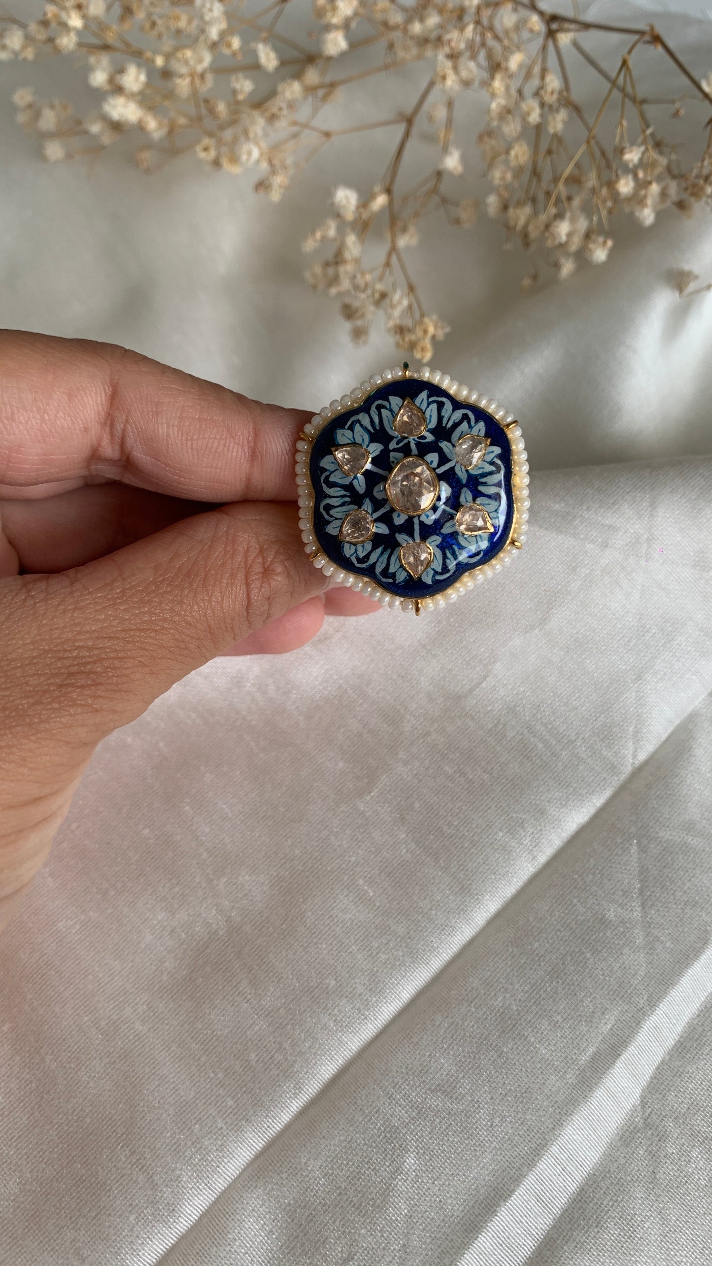 Firoza Polki Ring