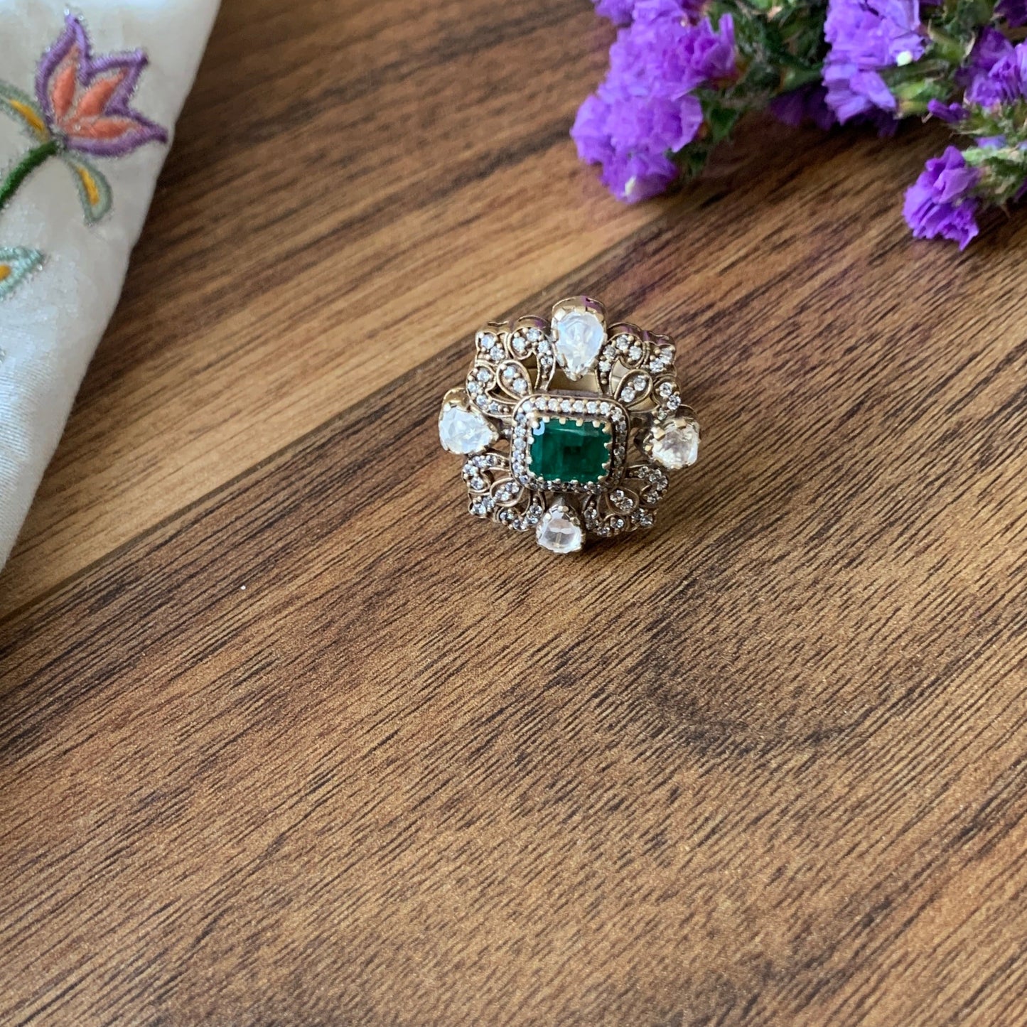 Victorian Emerald Ring