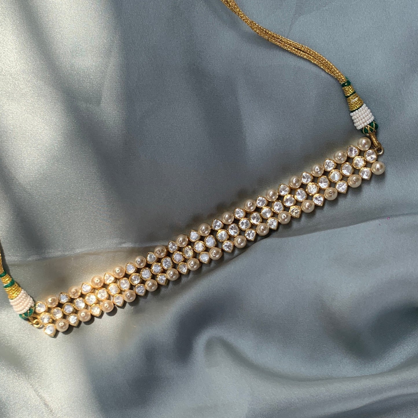 Pearl Polki Choker