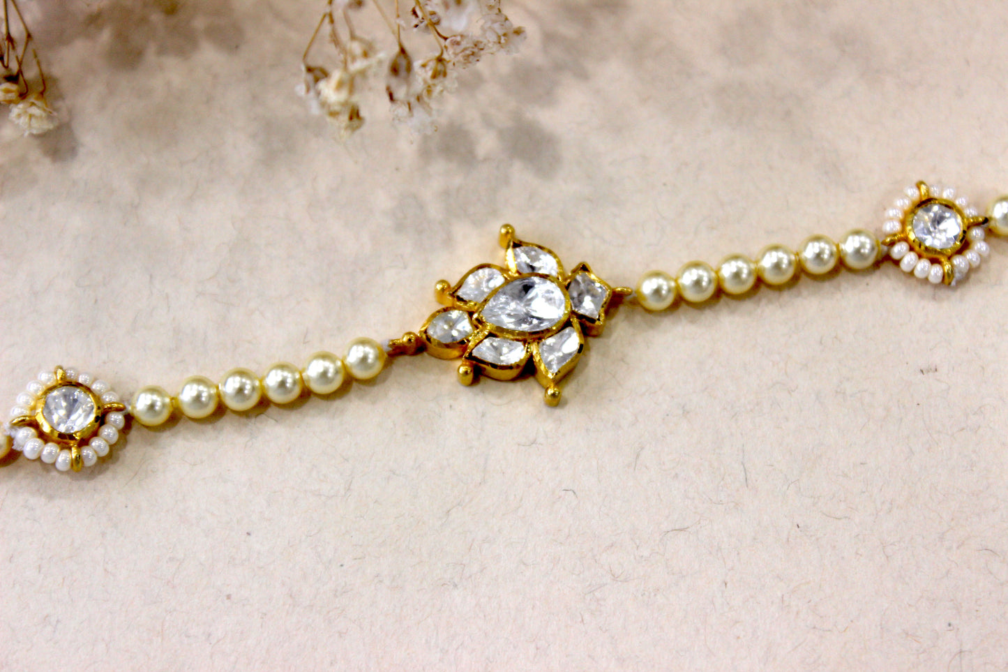 Nala Floral Polki Bracelet