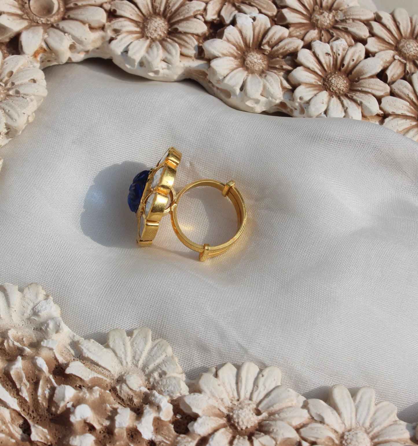 Nila Polki Ring