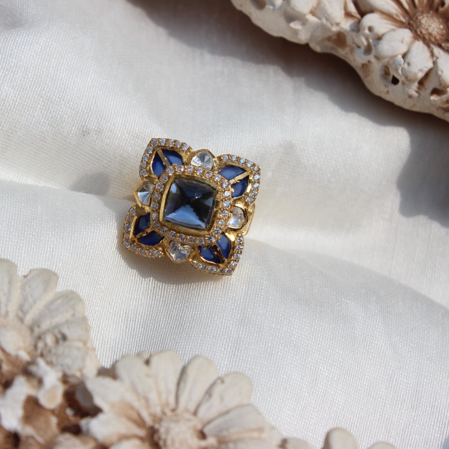 Rockstar Polki Ring