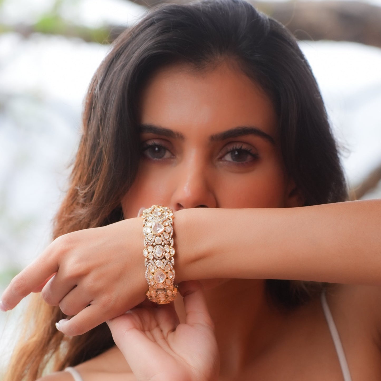 Antique Polki Bangle