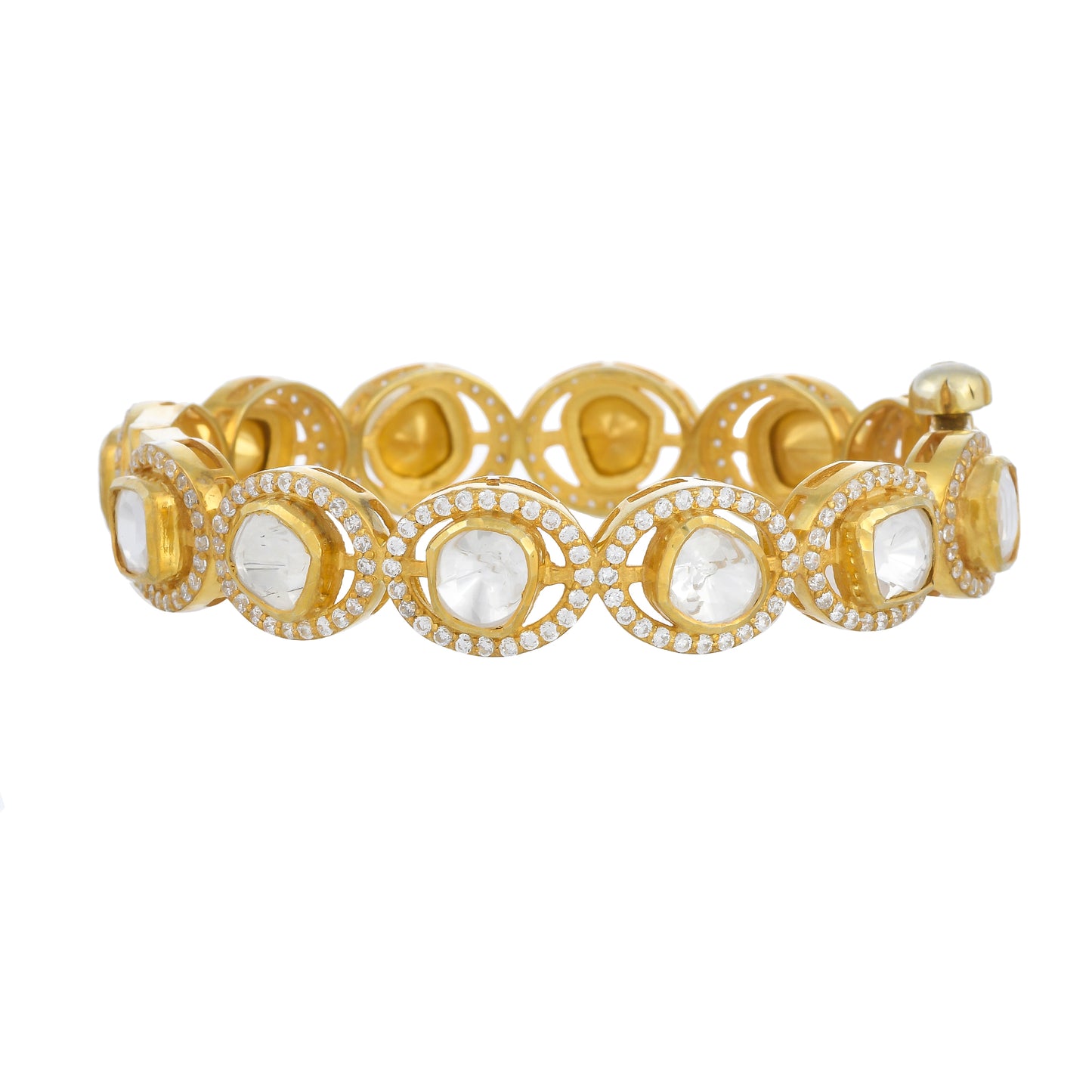 Single Line Polki Bangle