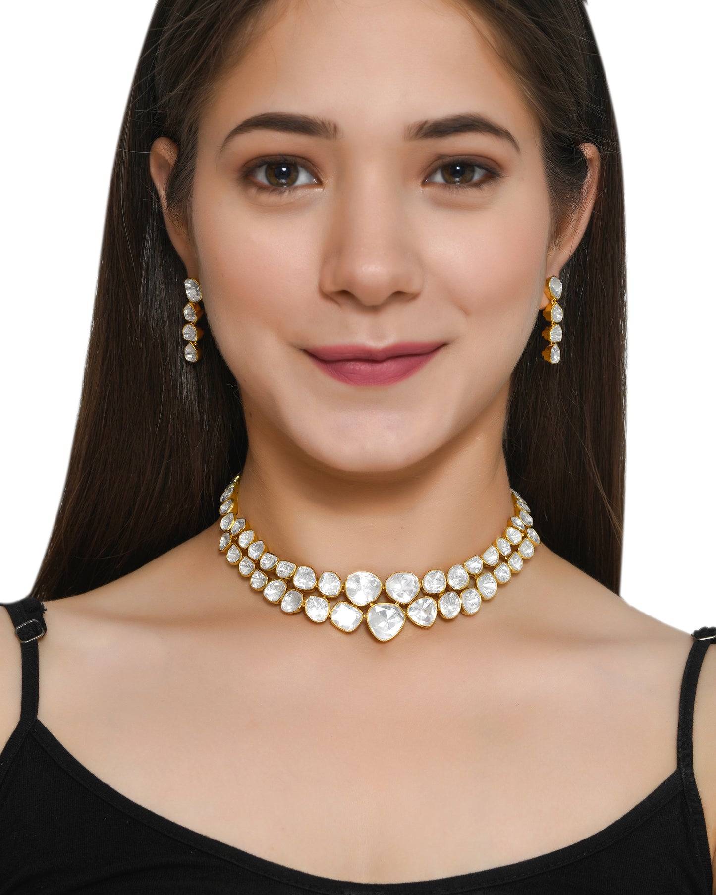 Royal Polki Necklace Set
