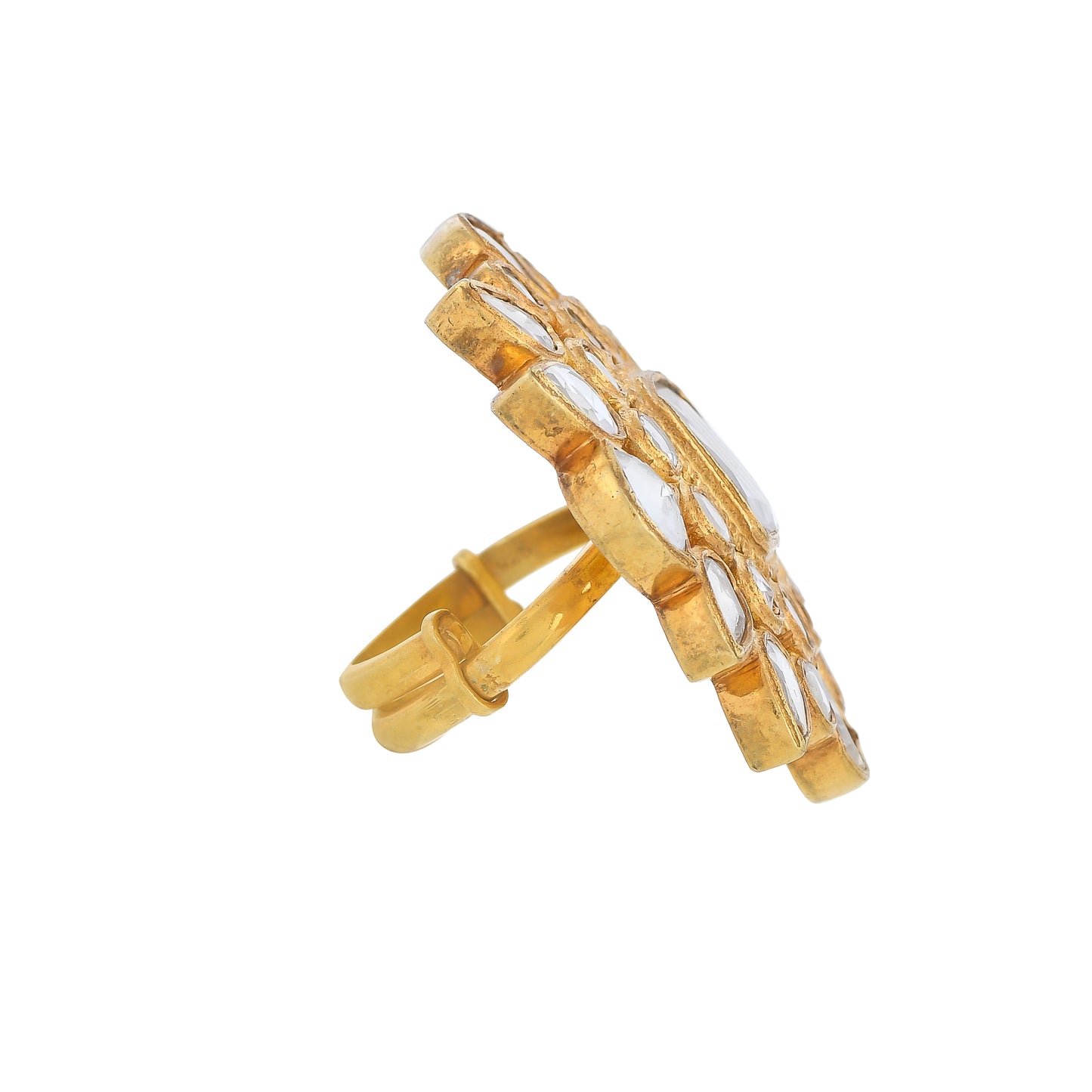 Statement Kundan Ring