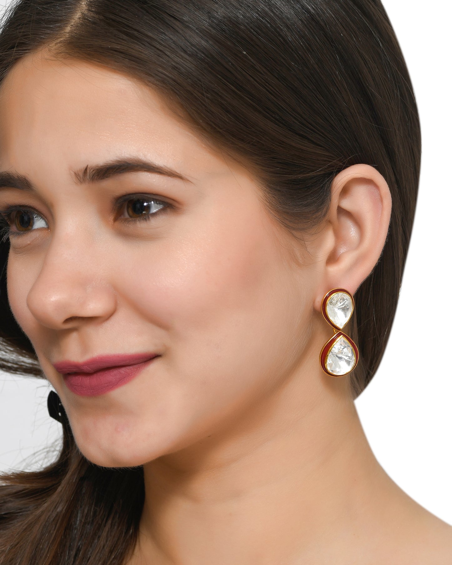 Oversized Meenakari Earrings