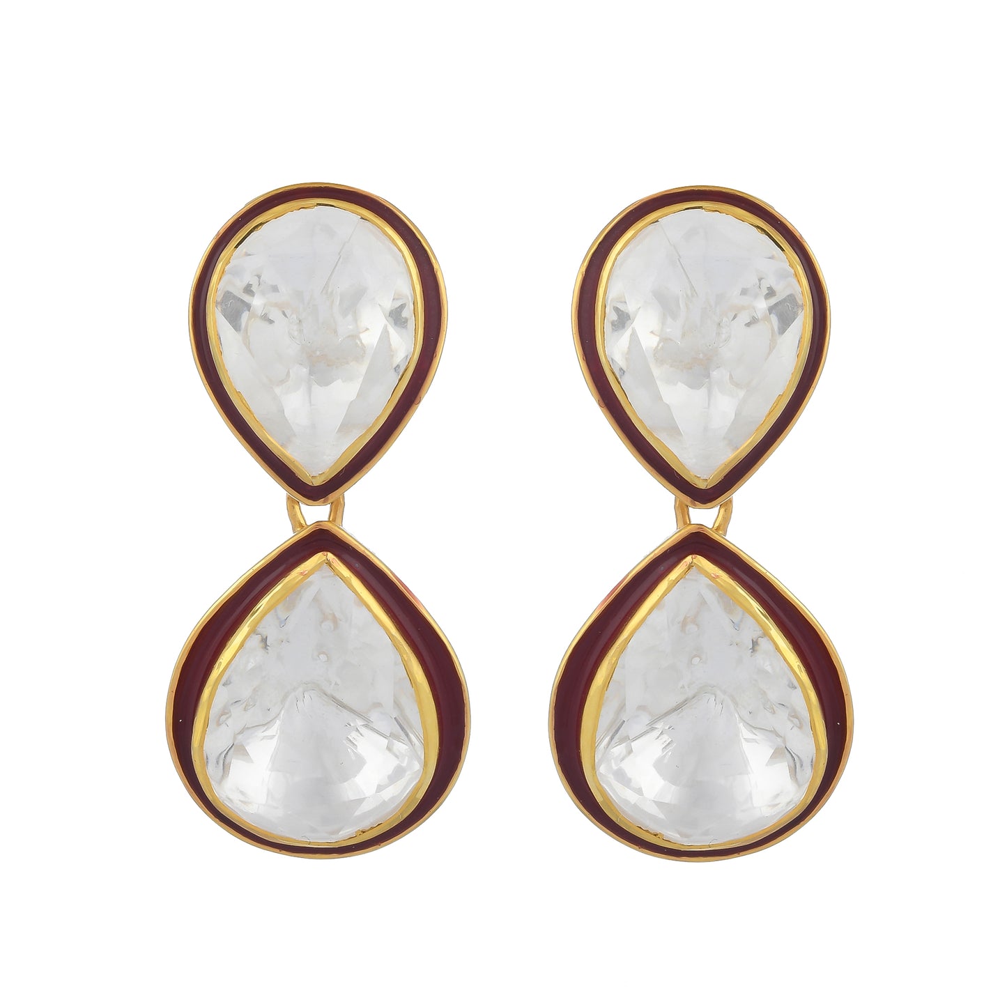 Oversized Meenakari Earrings