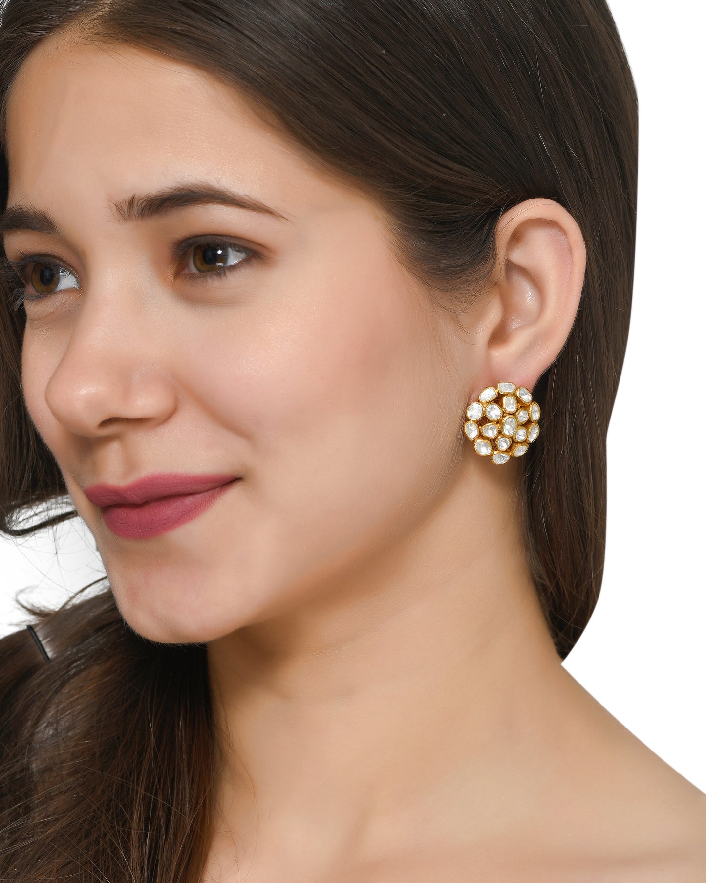 Statement Polki Studs