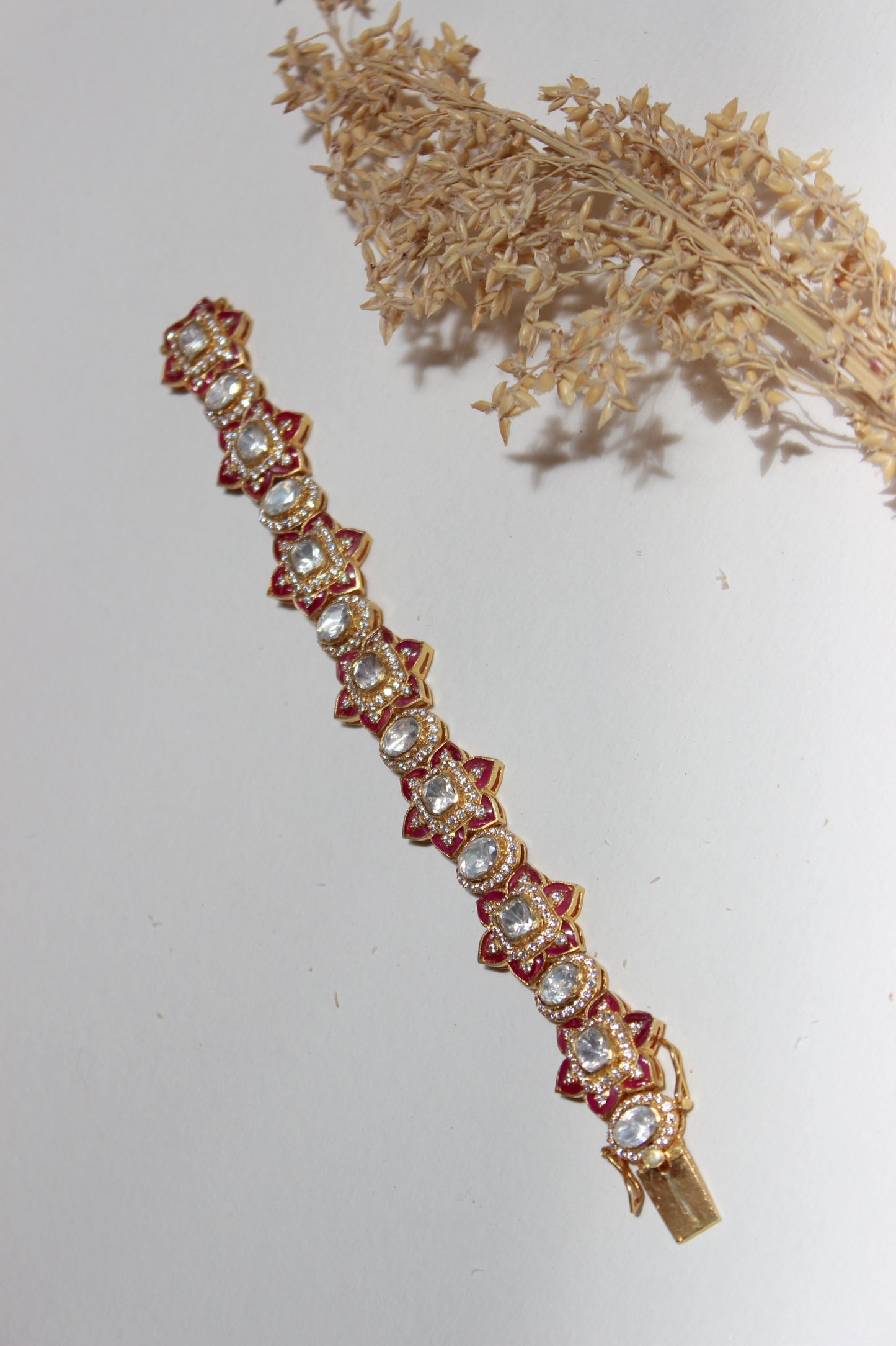 Meenakari Tennis Bracelet