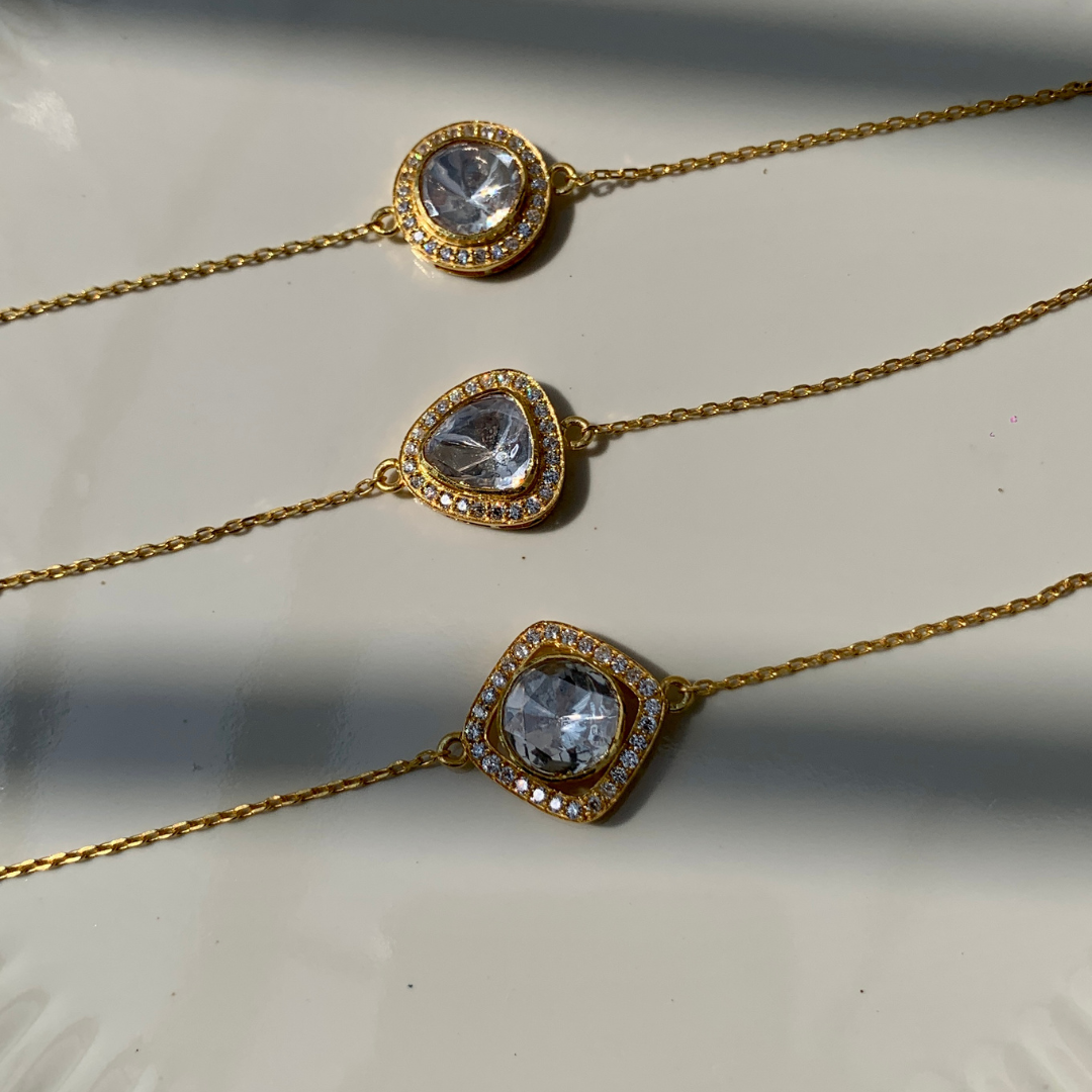 Square Polki Bracelet