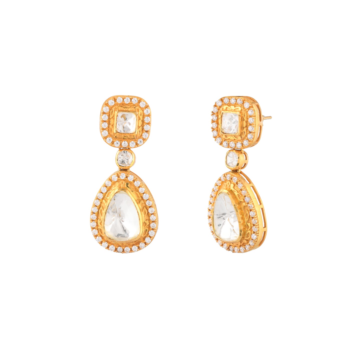 Classic Polki Earrings