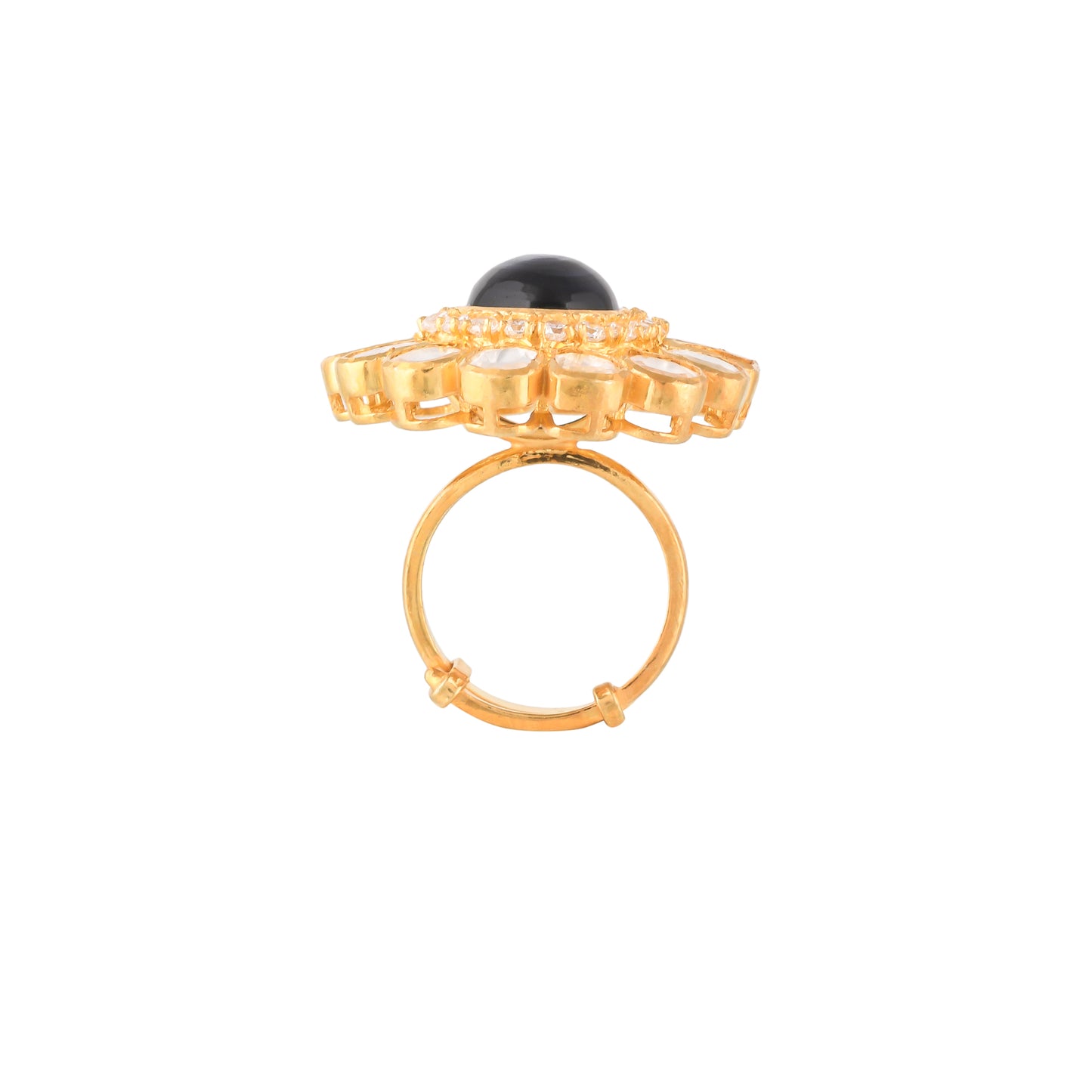 Sapphire Polki Ring