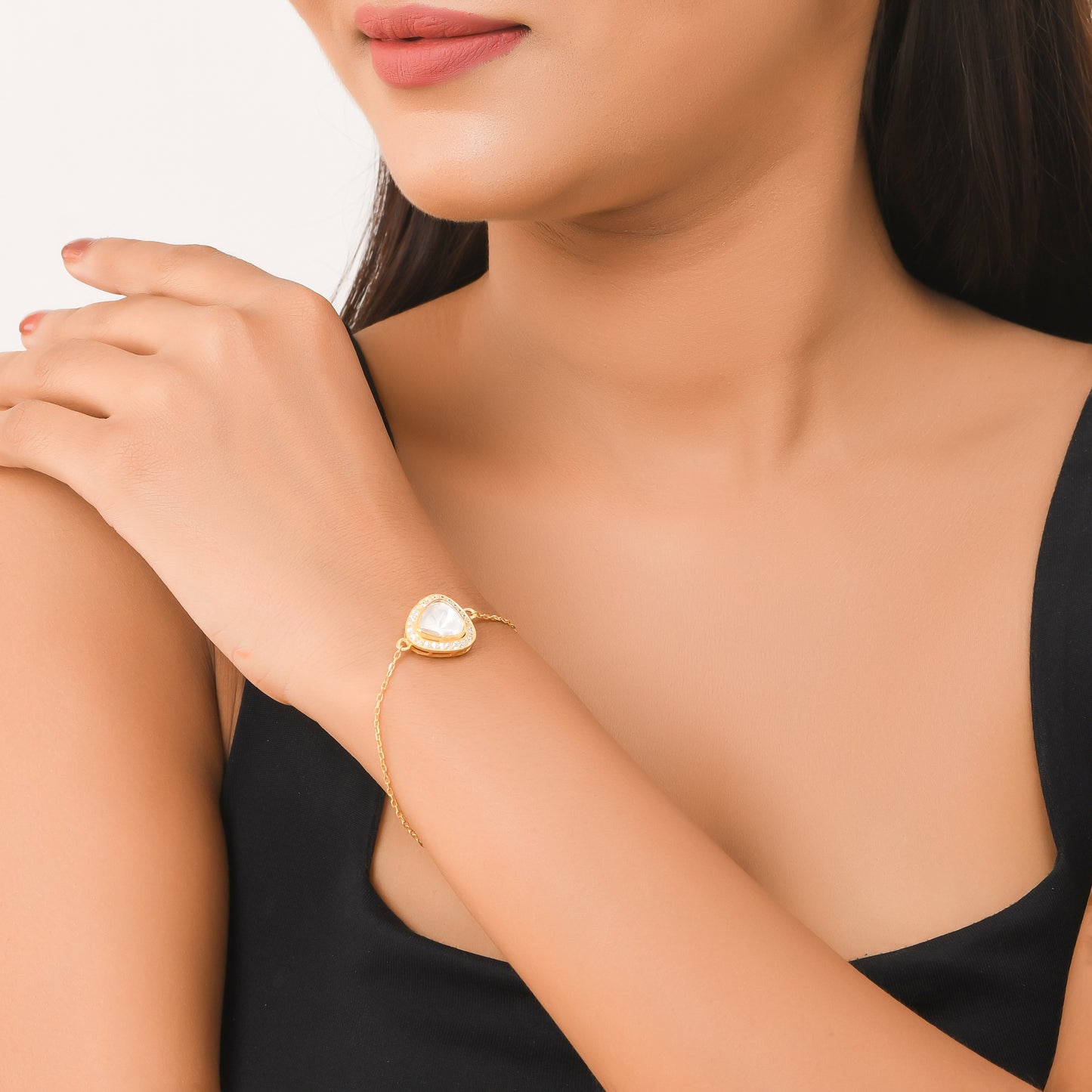 Triangle Polki Bracelet