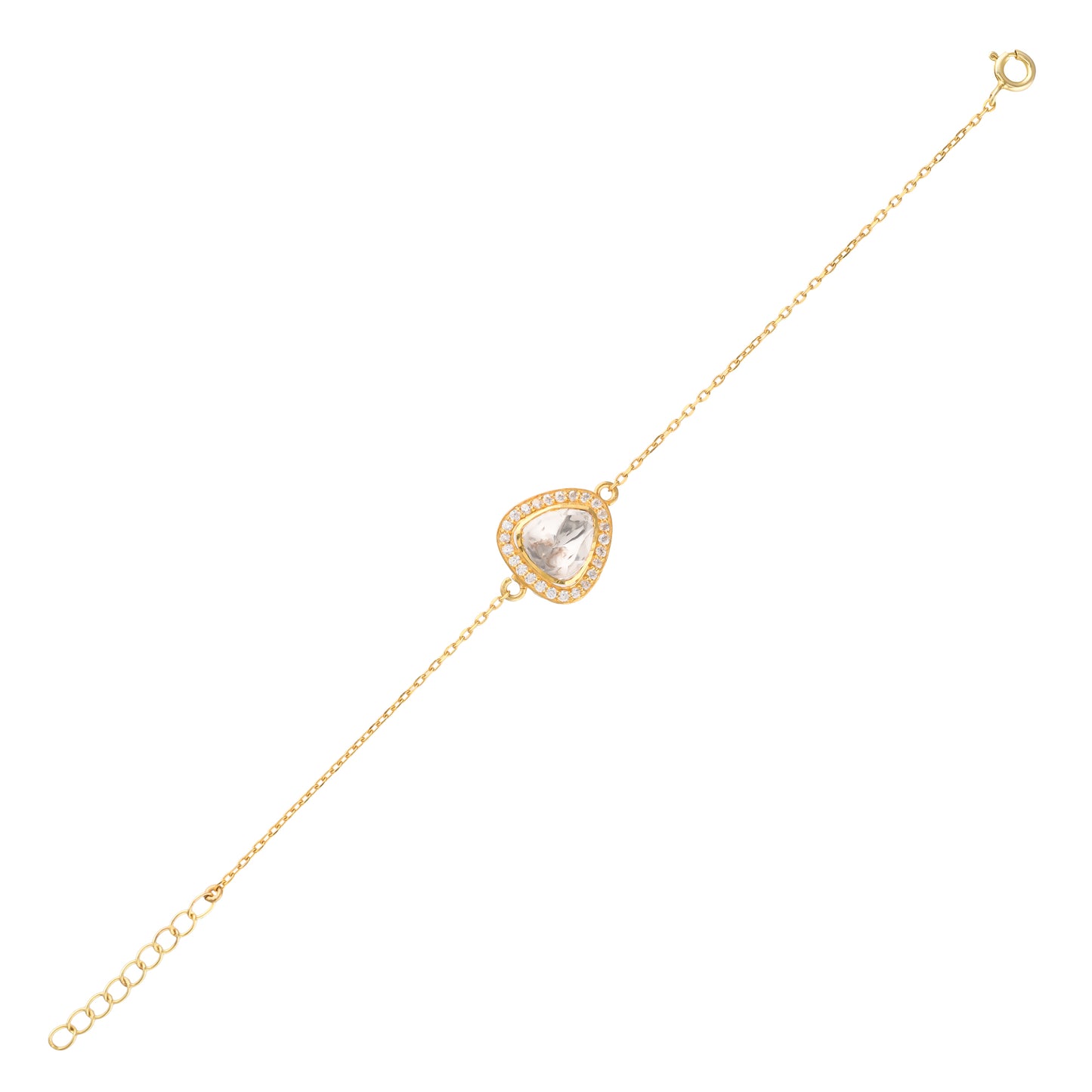 Triangle Polki Bracelet