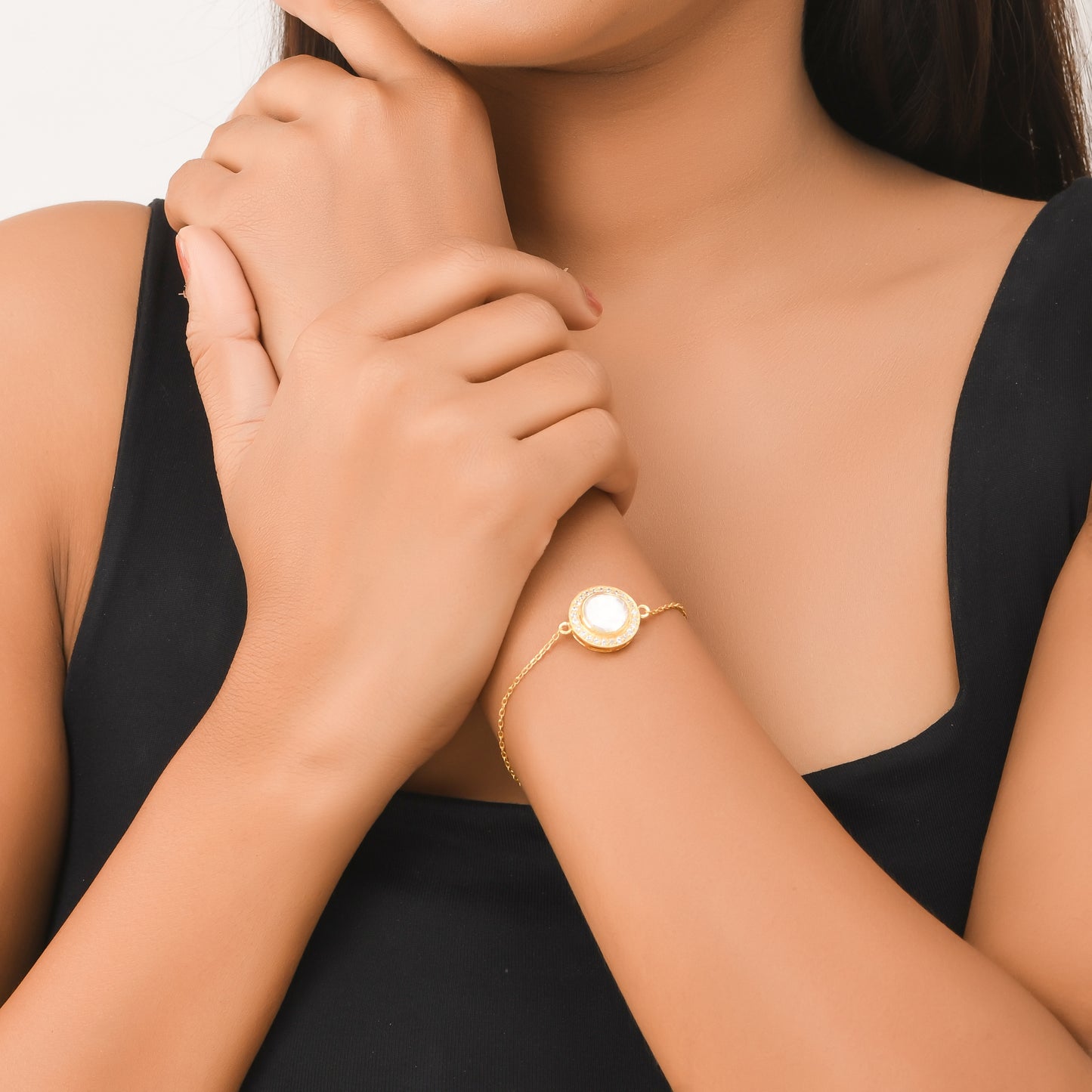 Round Polki Bracelet