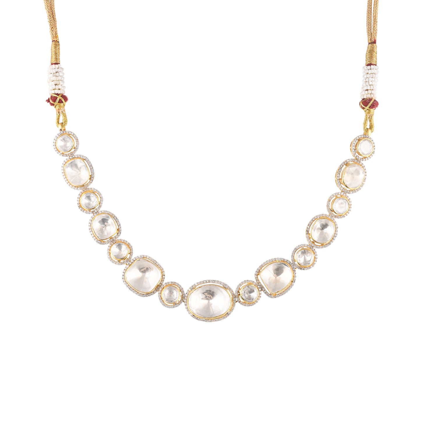 Statement Polki Necklace Set