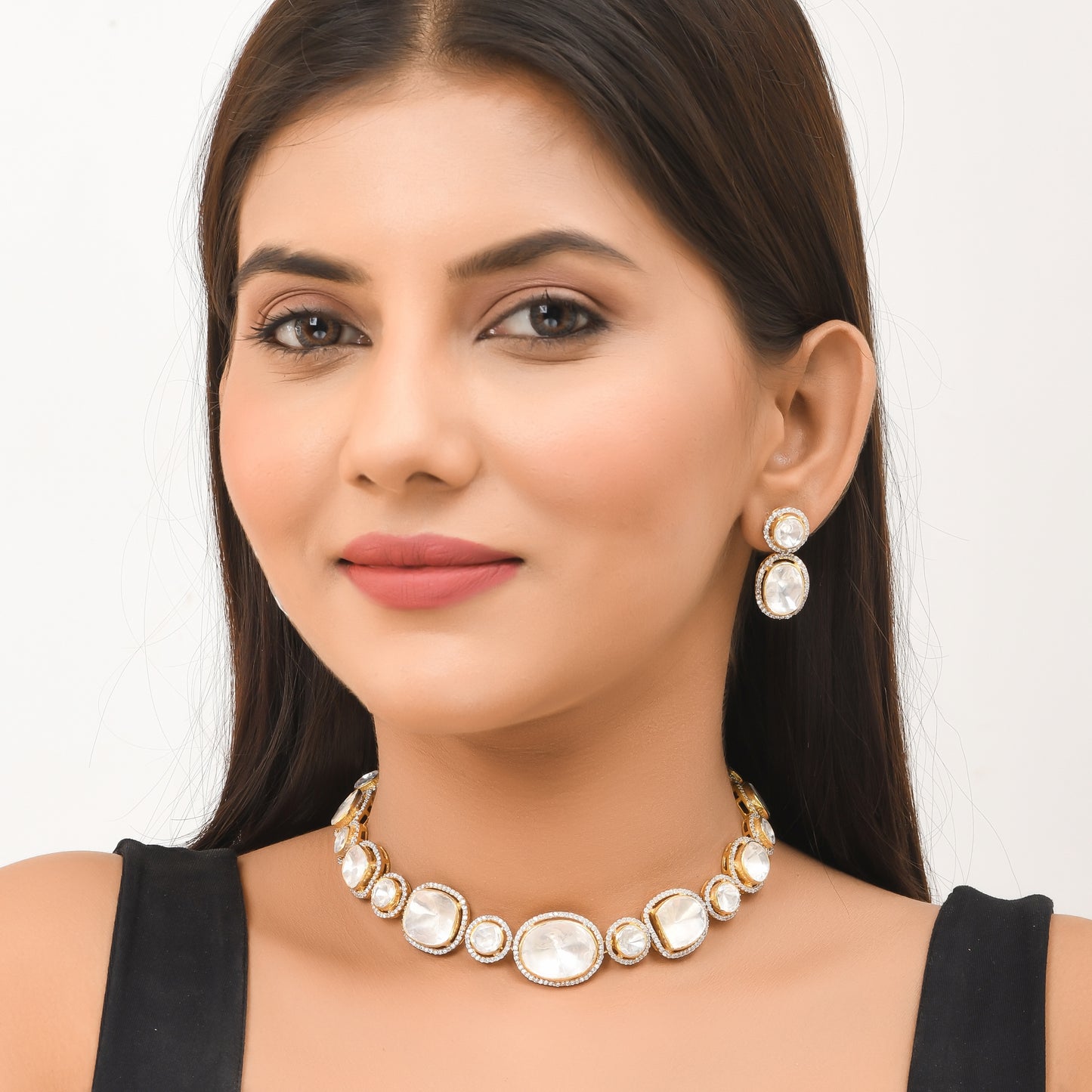 Statement Polki Necklace Set