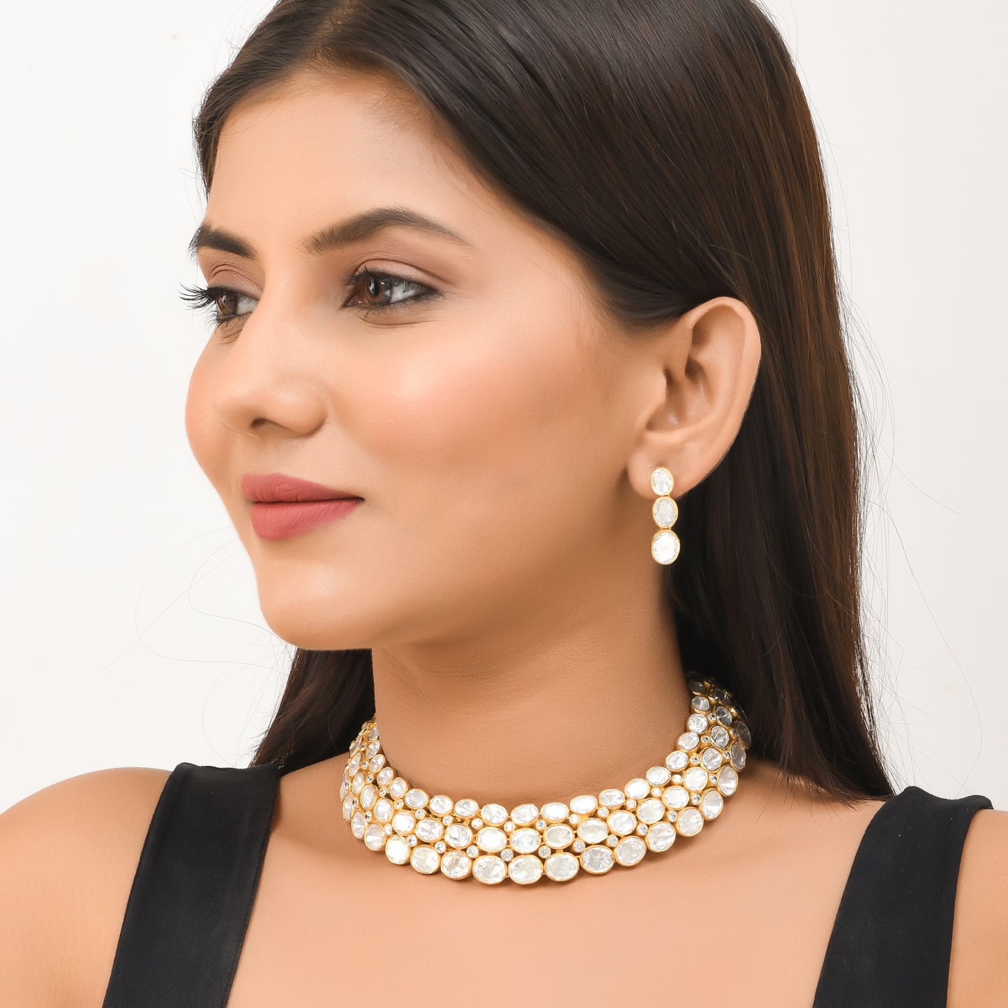 Classic Polki Necklace Set