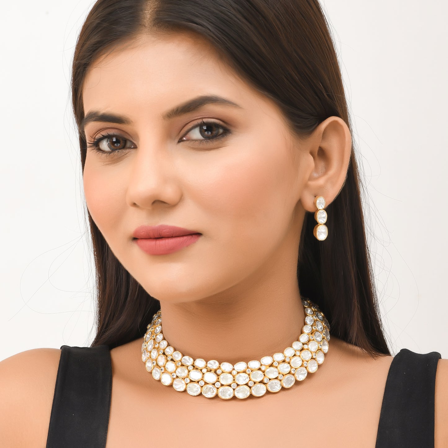 Classic Polki Necklace Set