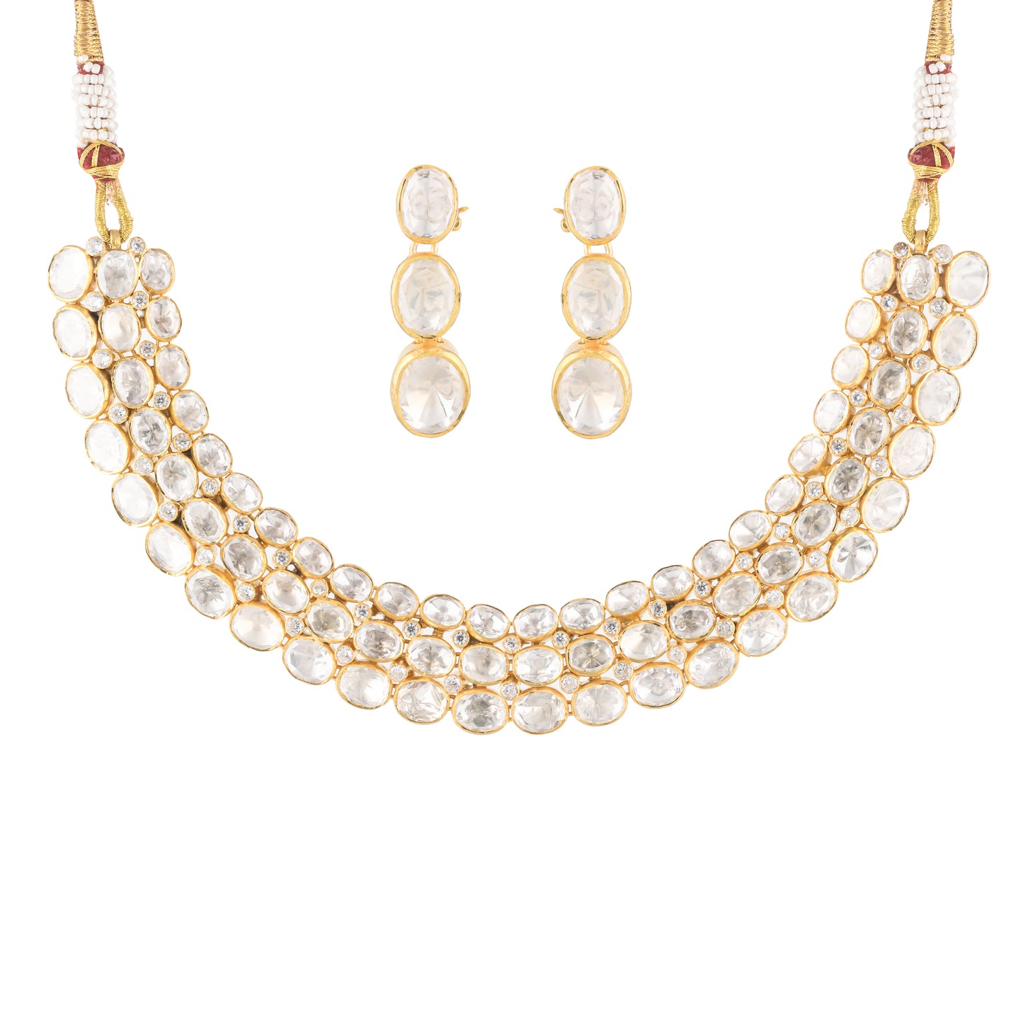 Classic Polki Necklace Set