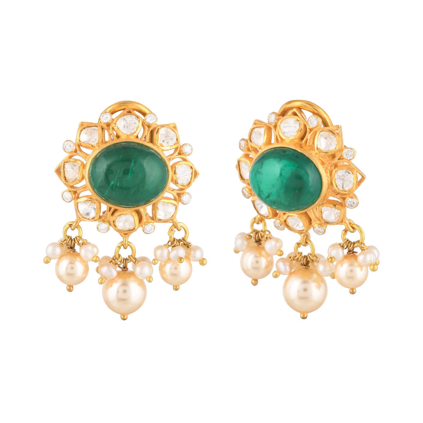 Emerald Polki Choker Set