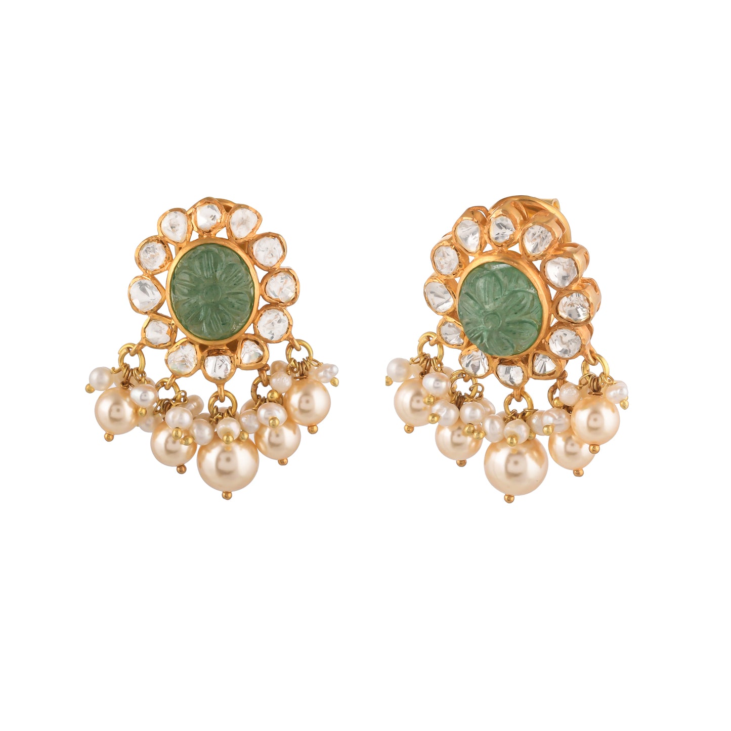 Emerald Polki Choker Set