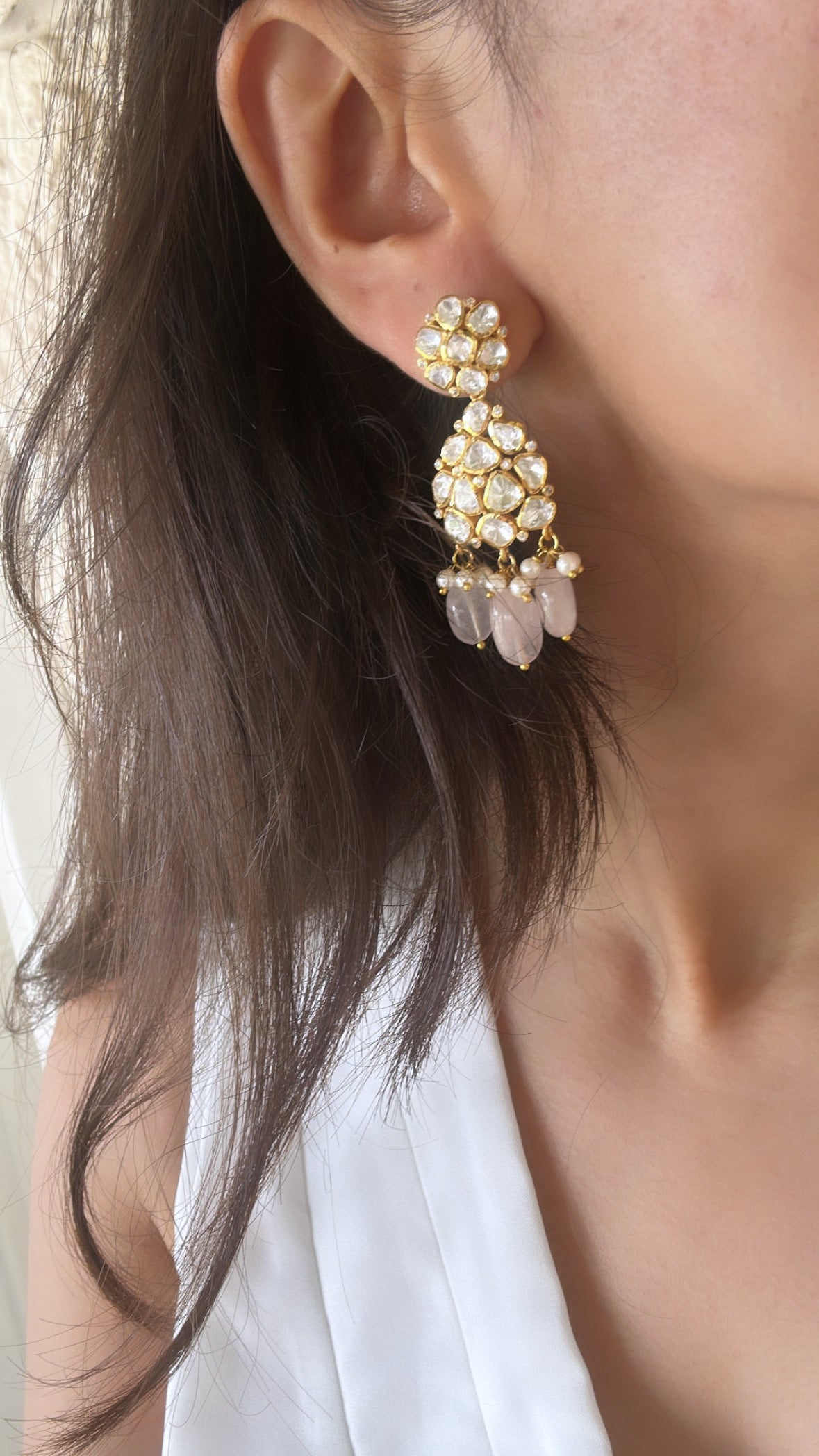 Pastel Polka Chandbali