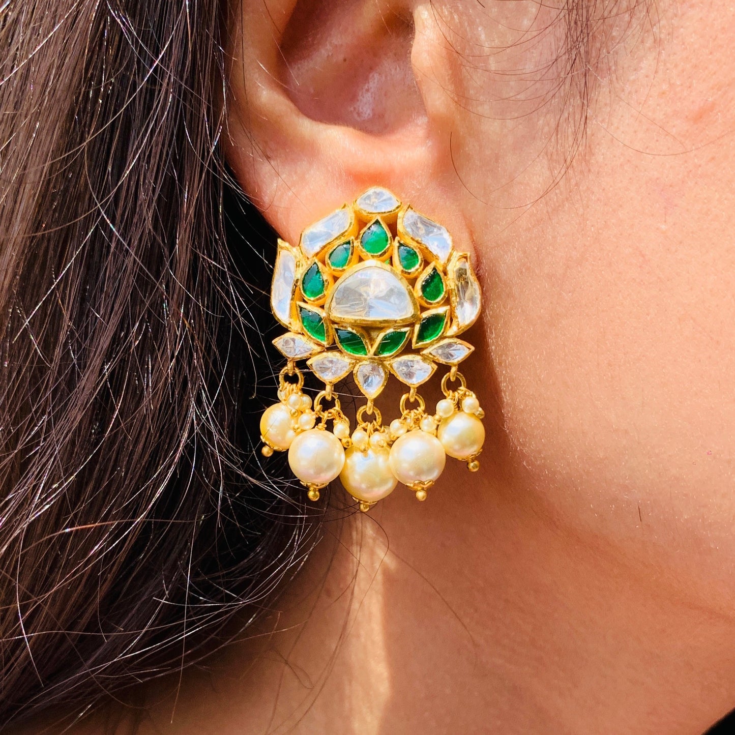 Batool Polki Earrings