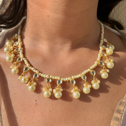 Pearl Kundan Necklace