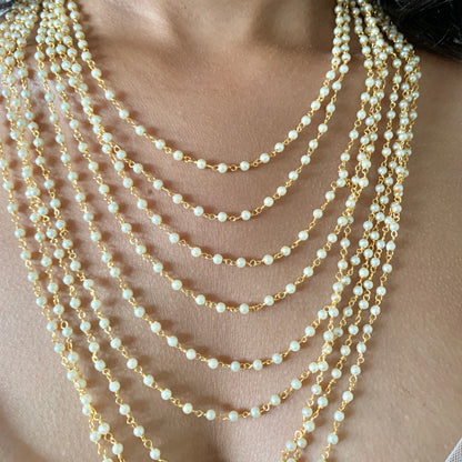 Layered Pearl Mala