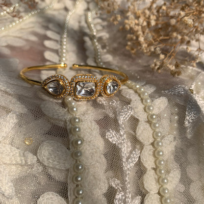 Solitaire Polki Kada
