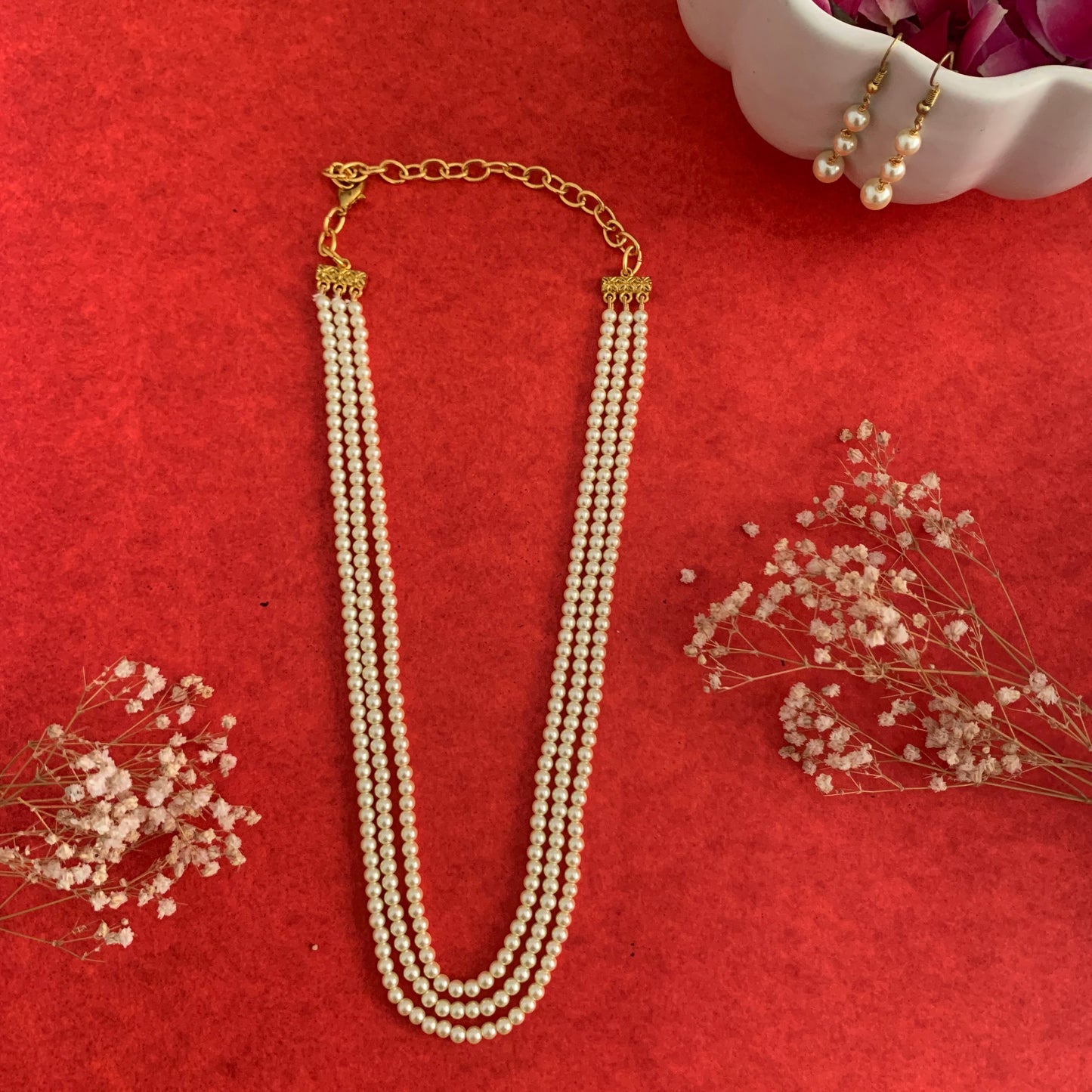 Pearl Necklace Set