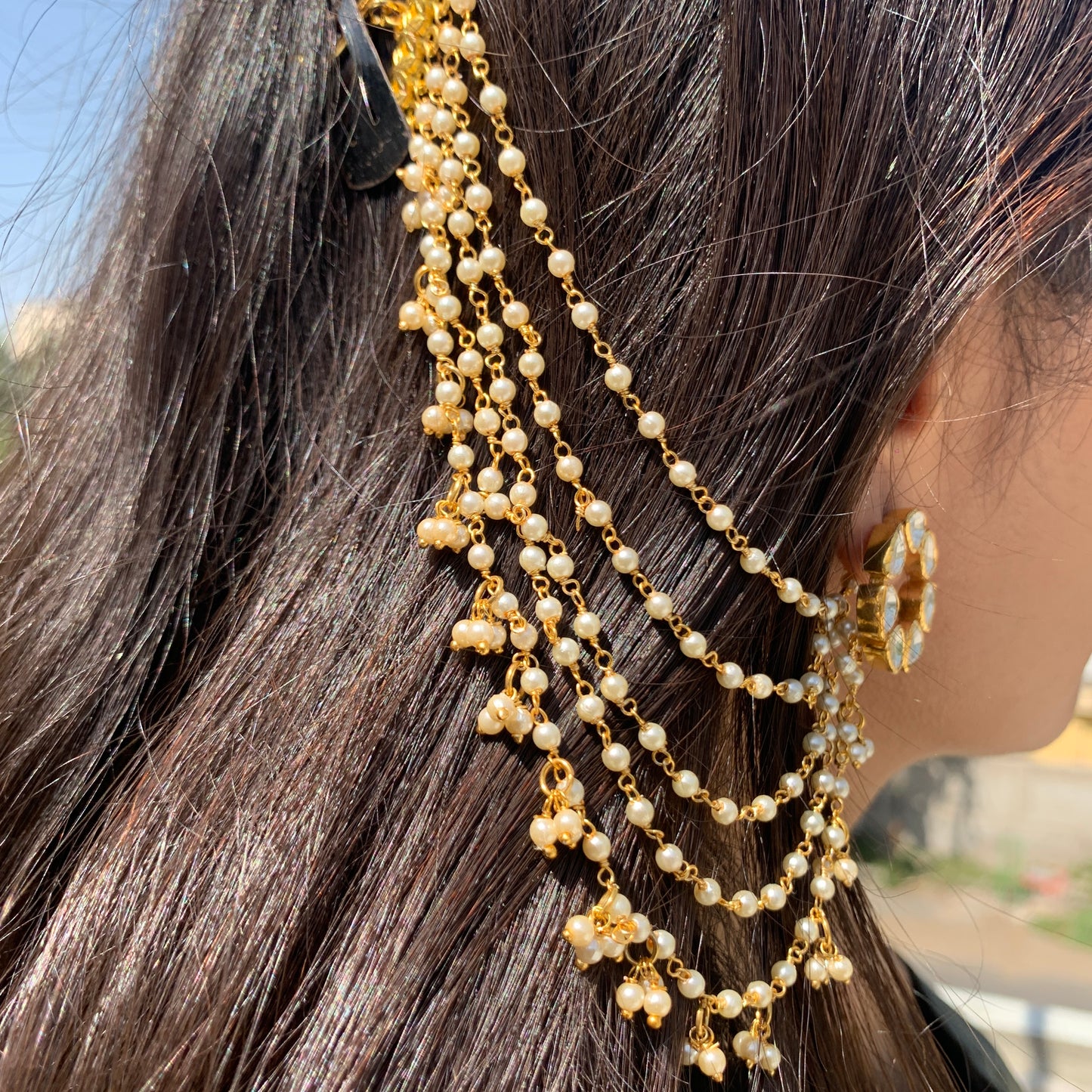 Moti Ear Chain