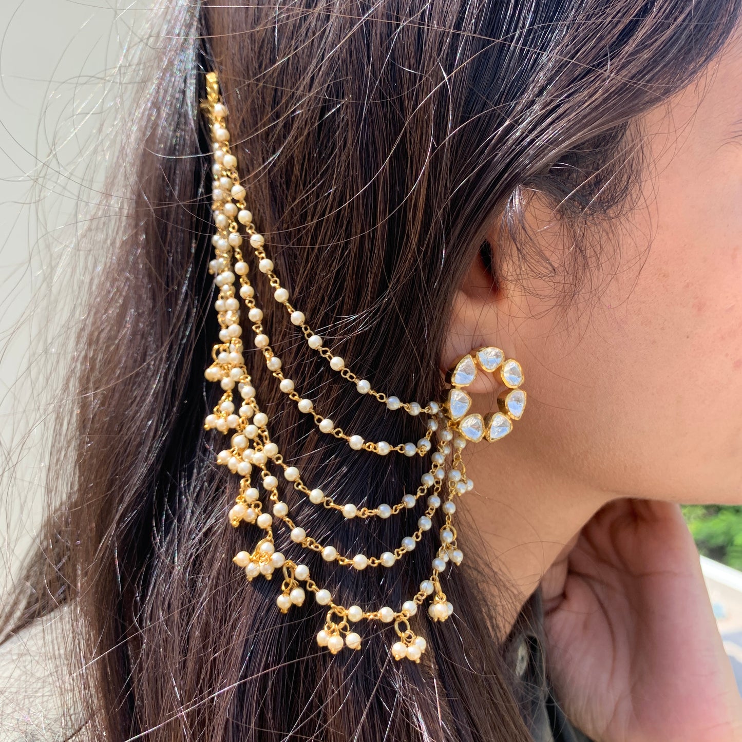 Moti Ear Chain